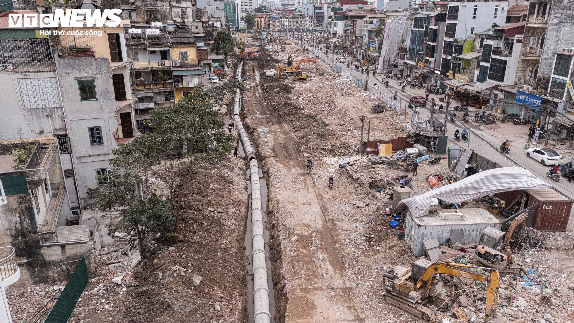 Toàn cảnh tuyến Vành đai 1 Hoàng Cầu - Voi Phục trước ngày thông tuyến kỹ thuật - Ảnh 2