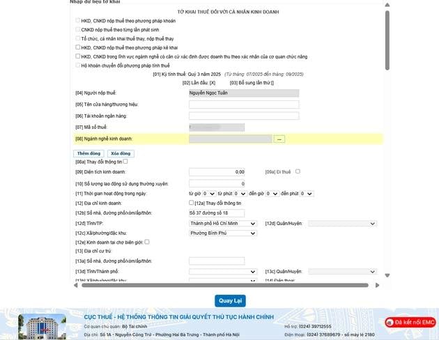 Lưu ý đặc biệt từ Cục Thuế dành riêng cho hộ kinh doanh có doanh thu dưới 500 triệu đồng/năm - Ảnh 10