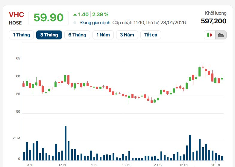 "Nữ hoàng cá tra" Trương Thị Lệ Khanh muốn chi gần 900 tỷ mua cổ phiếu, con gái 9X cũng vừa gom mua thành công hàng triệu đơn vị VHC - Ảnh 3