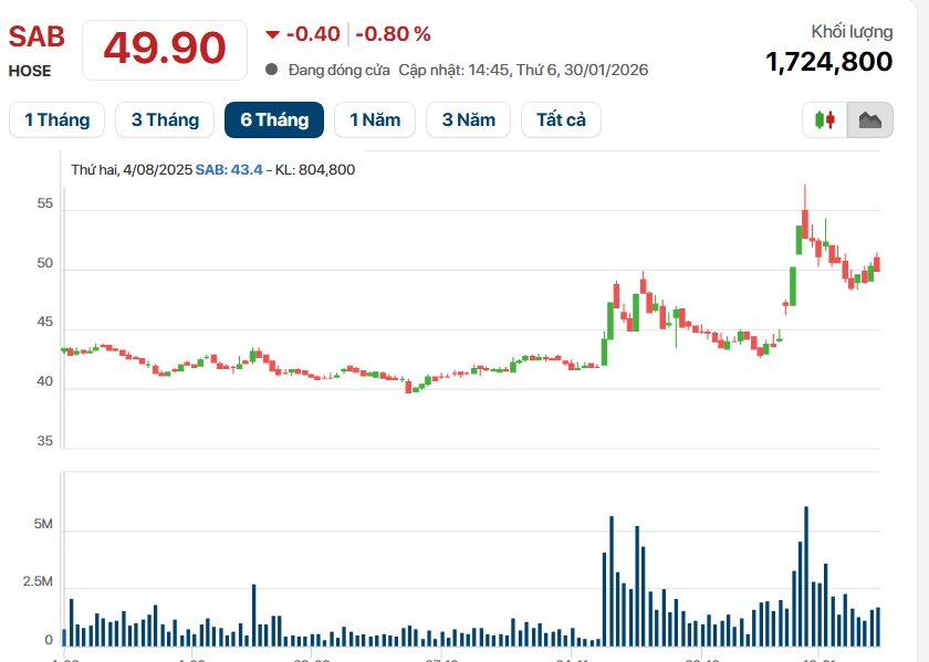 Sabeco lợi nhuận năm 2025 đi ngang, doanh thu giảm do người Việt bớt nhậu, chuẩn bị hơn 17.000 tỷ để làm gì? - Ảnh 3