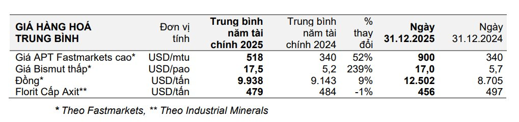 Giá vonfram tăng vọt lên mức kỷ lục, một doanh nghiệp Việt Nam đang "ôm" mỏ lớn thứ hai thế giới ngoài Trung Quốc, cổ phiếu tăng 48% từ đầu năm - Ảnh 3
