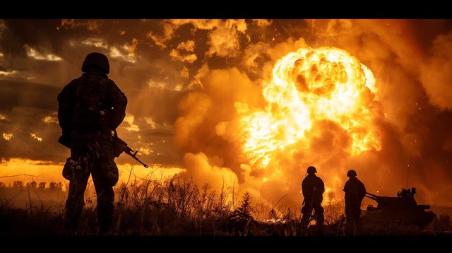 Cháy lớn! Nga ồ ạt trả đũa Ukraine – 10.000 tăng sẵn sàng trận đánh cuối, Kiev nín thở “chờ ông Putin đập bàn" - Ảnh 1