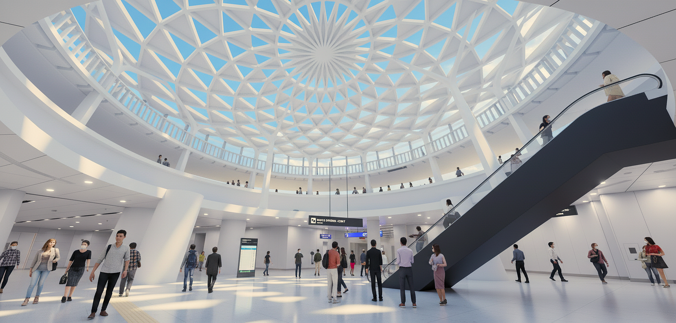 Diện mạo nhà ga của tuyến metro hơn 55.000 tỷ vừa được khởi công ở TPHCM - Ảnh 12