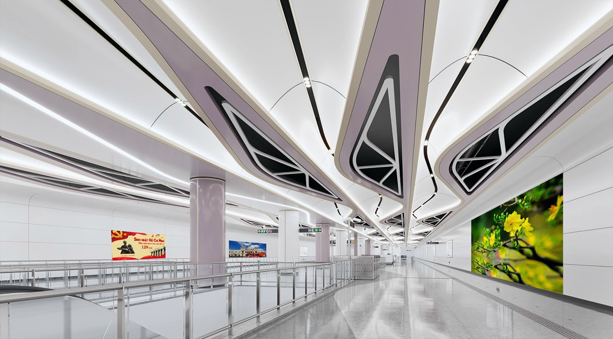 Diện mạo nhà ga của tuyến metro hơn 55.000 tỷ vừa được khởi công ở TPHCM - Ảnh 5