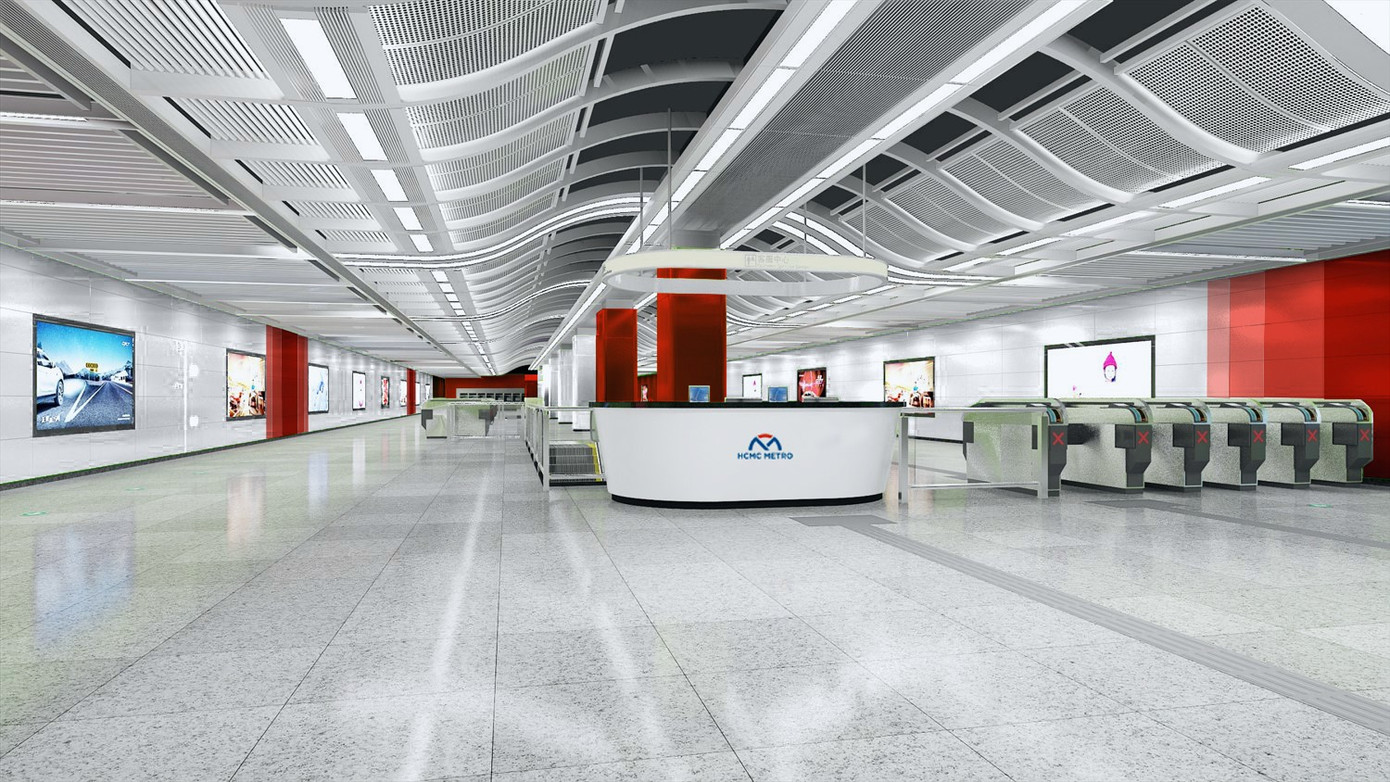 Diện mạo nhà ga của tuyến metro hơn 55.000 tỷ vừa được khởi công ở TPHCM - Ảnh 9