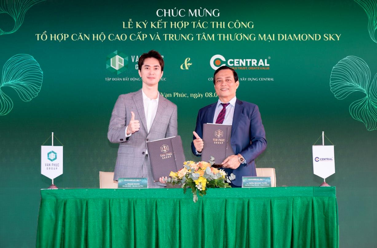 Van Phuc Group khởi công phần hầm Diamond Sky: Dấu ấn biểu tượng sống mới - Ảnh 1