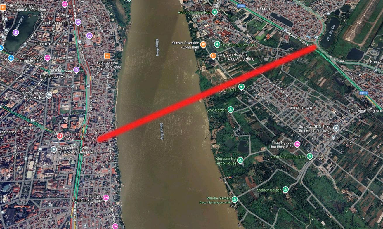 Đại công trường cầu Trần Hưng Đạo 16.000 tỷ đồng nhìn từ trên cao - Ảnh 13