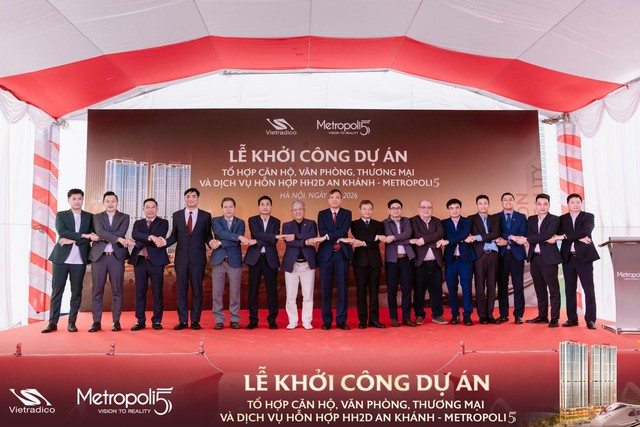 Metropoli5 chính thức khởi công, đón sóng tuyến Metro số 5 - Ảnh 2