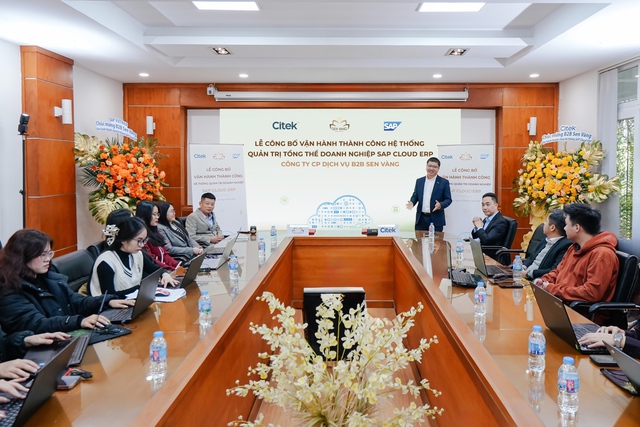 B2B Sen Vàng, Citek công bố vận hành thành công hệ thống quản trị SAP Cloud ERP - Ảnh 2