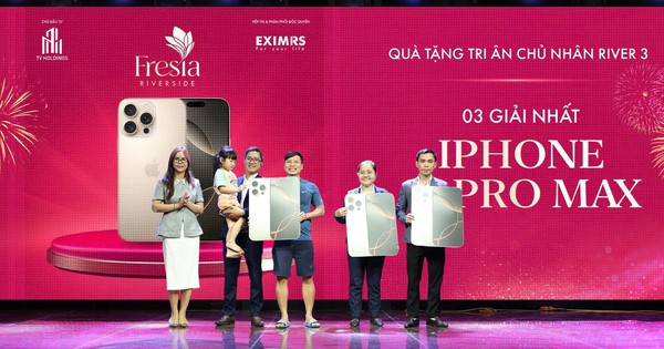 TV Holdings và EximRS tặng quà đặc biệt, tri ân khách hàng dự án Fresia Riverside