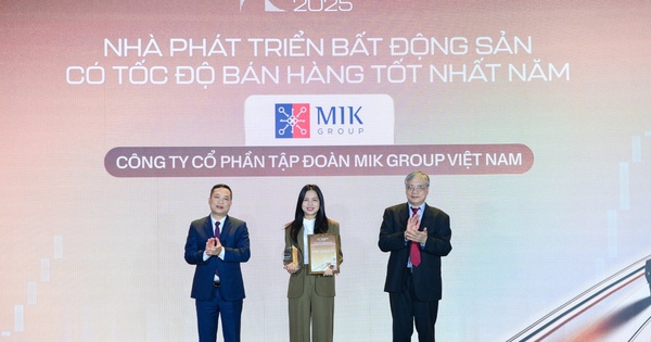 MIK Group được vinh danh “Nhà phát triển bất động sản có tốc độ bán hàng tốt nhất năm”