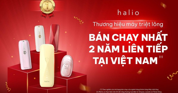 Halio dẫn đầu dòng máy triệt lông cá nhân 2 năm liên tiếp tại Việt Nam