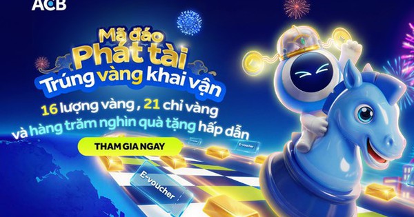 ACB ra mắt chương trình “Mã đáo phát tài”, mang cơ hội “trúng vàng khai vận” dịp Tết Bính Ngọ 2026