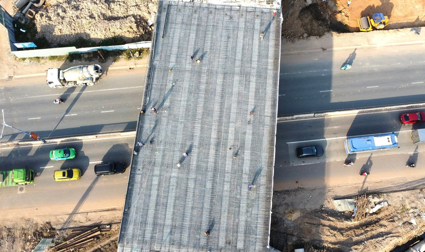 Toàn cảnh hai cầu vượt 'nghìn tỷ' trên đường Vành đai 3 TPHCM - Ảnh 4