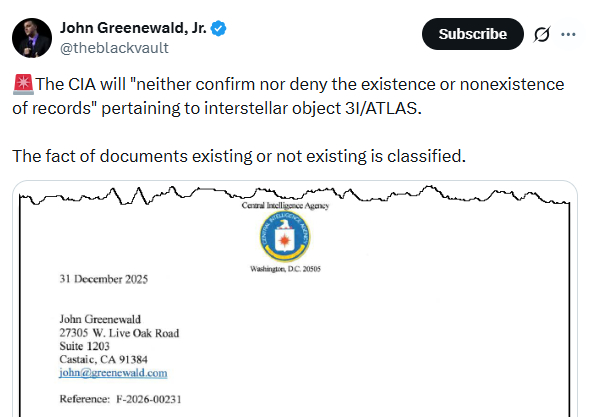 CIA chính thức phản hồi về sự tồn tại của người ngoài hành tinh - Ảnh 2