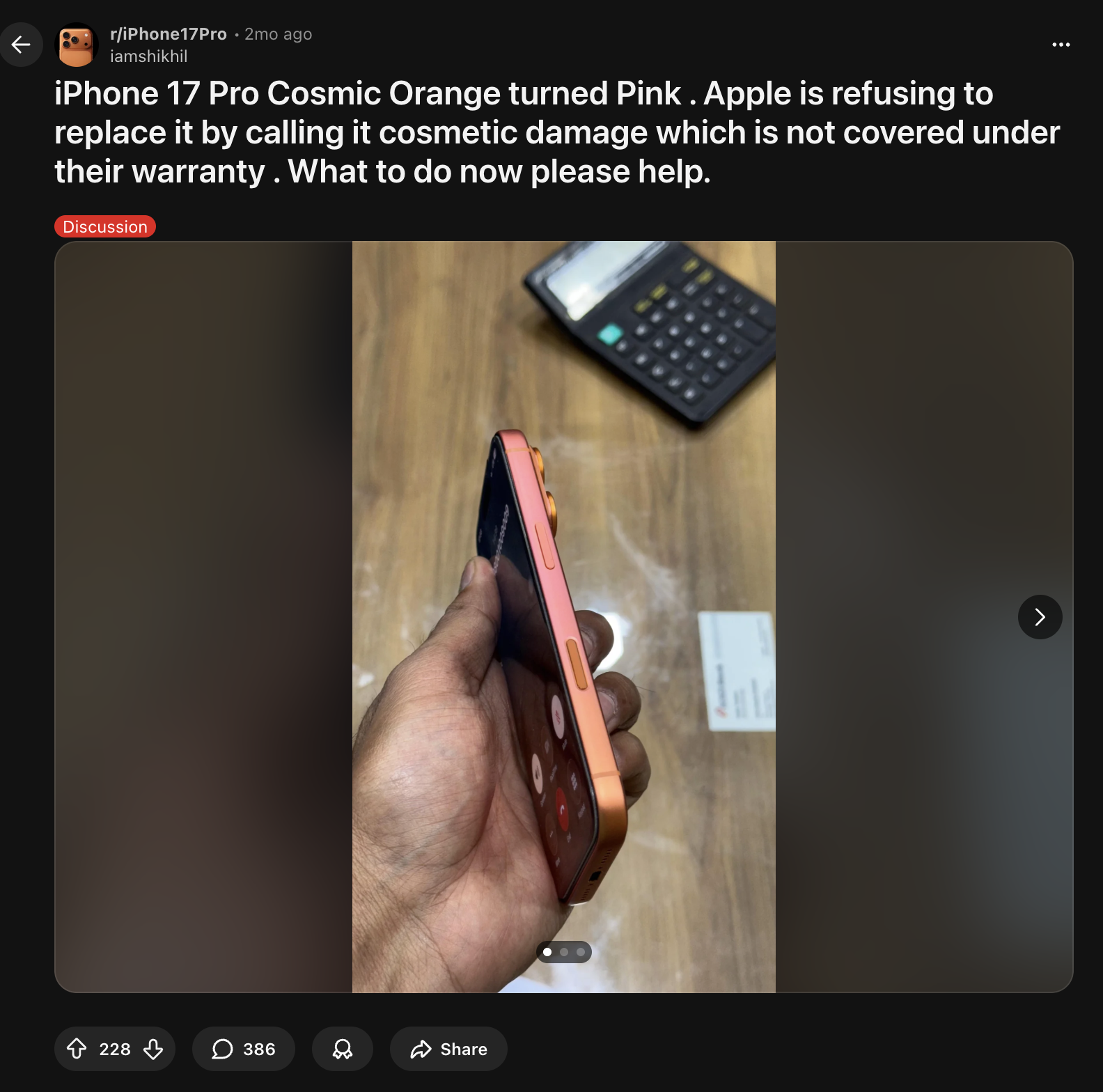 Tưởng chỉ là "đồn trên mạng", iPhone 17 Pro Max "đổi màu" từ Cam sang Hồng nay đã xuất hiện tại Việt Nam - Ảnh 1