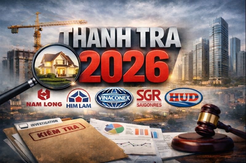 Nam Long, Him Lam, Saigonres và loạt “ông lớn” địa ốc có tên trong kế hoạch thanh tra 2026 - Ảnh 1
