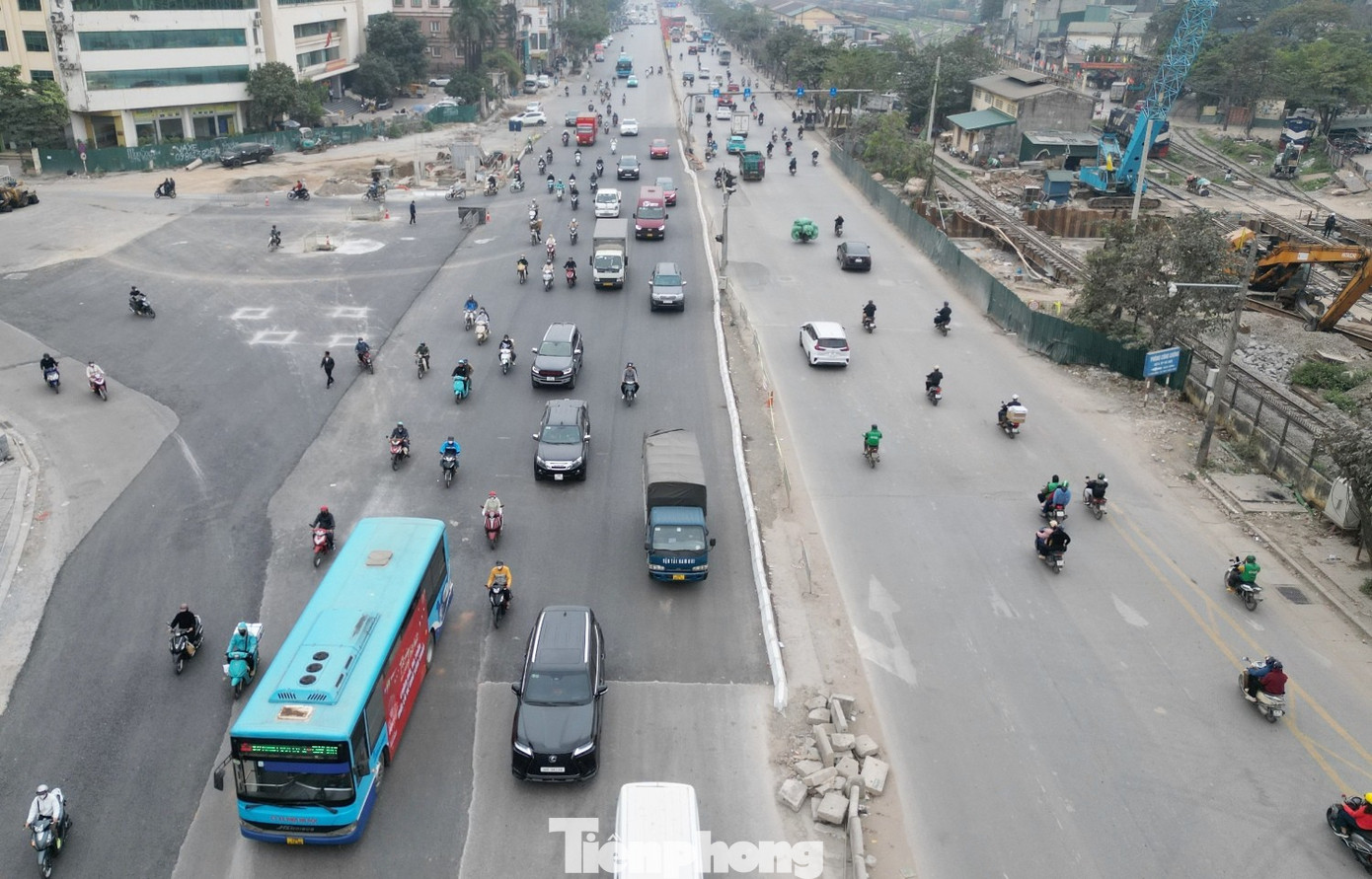 Hầm chui nút giao Giải Phóng - Kim Đồng sẽ thông xe ngày 10/2 - Ảnh 1