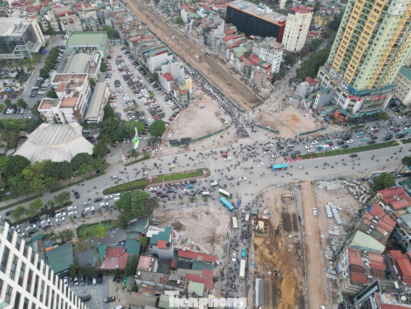 Hà Nội: Cận cảnh vị trí xây 2 cầu vượt lớn ở Vành đai 1 - Ảnh 1