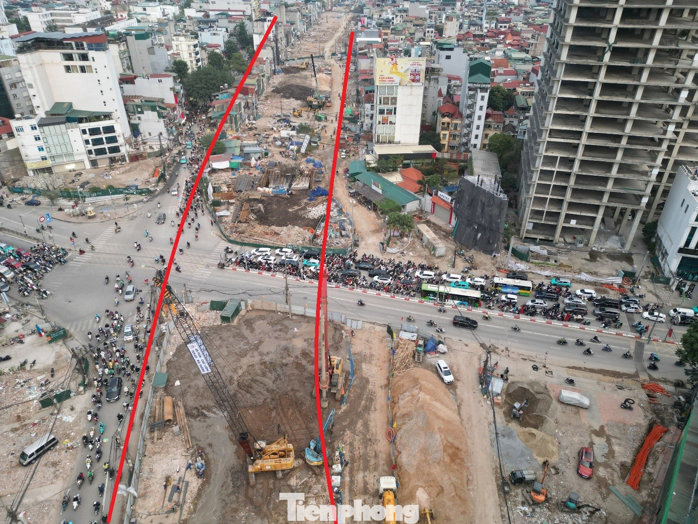 Hà Nội: Cận cảnh vị trí xây 2 cầu vượt lớn ở Vành đai 1 - Ảnh 5