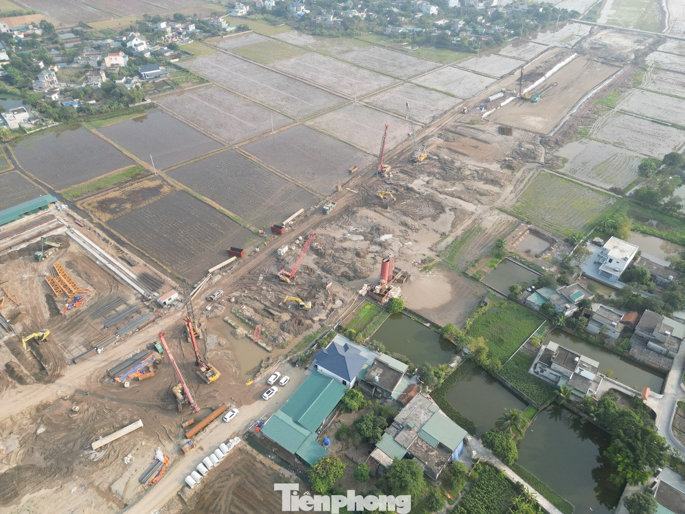 Đường nối Thái Bình - Phố Hiến đang được thi công ra sao? - Ảnh 10