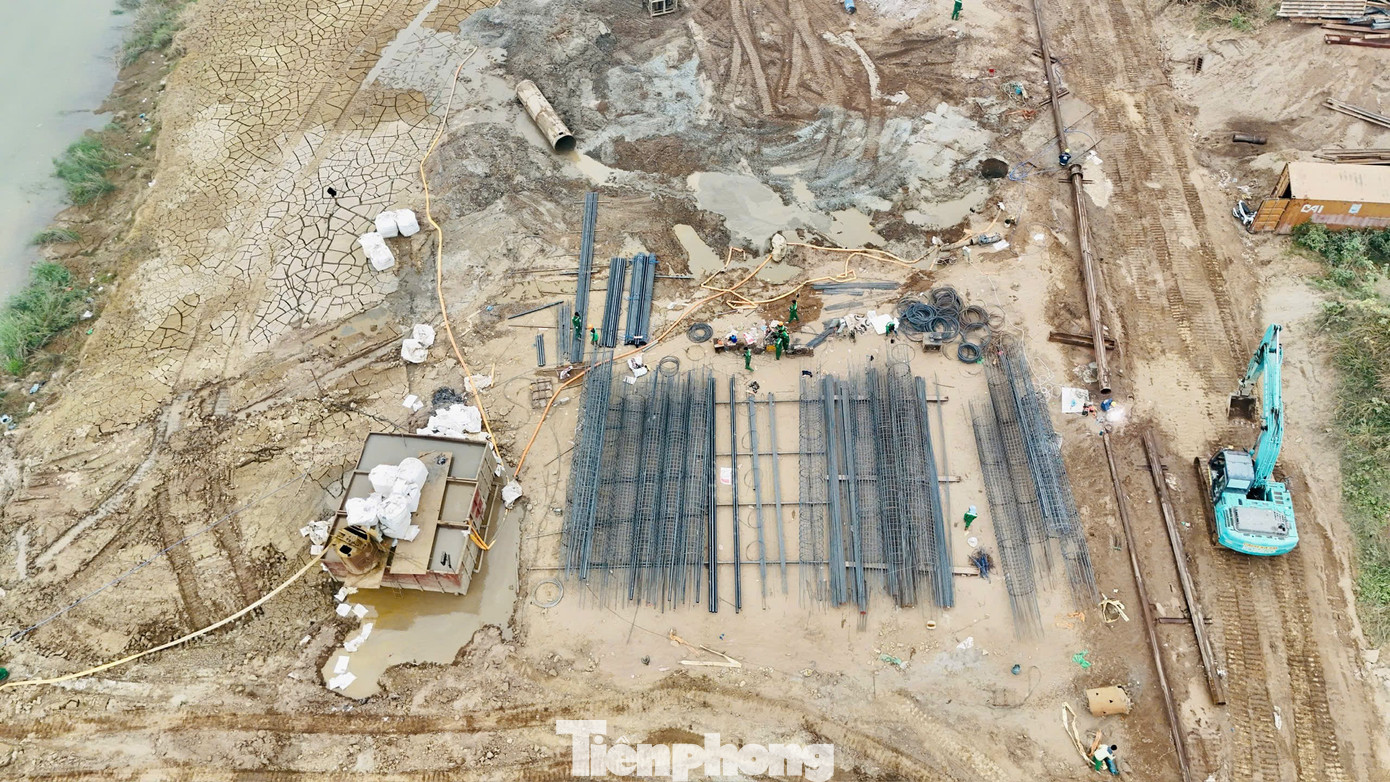 Toàn cảnh thi công cầu Thượng Cát hơn 7.300 tỷ đồng với biểu tượng cánh chim bay lên - Ảnh 10