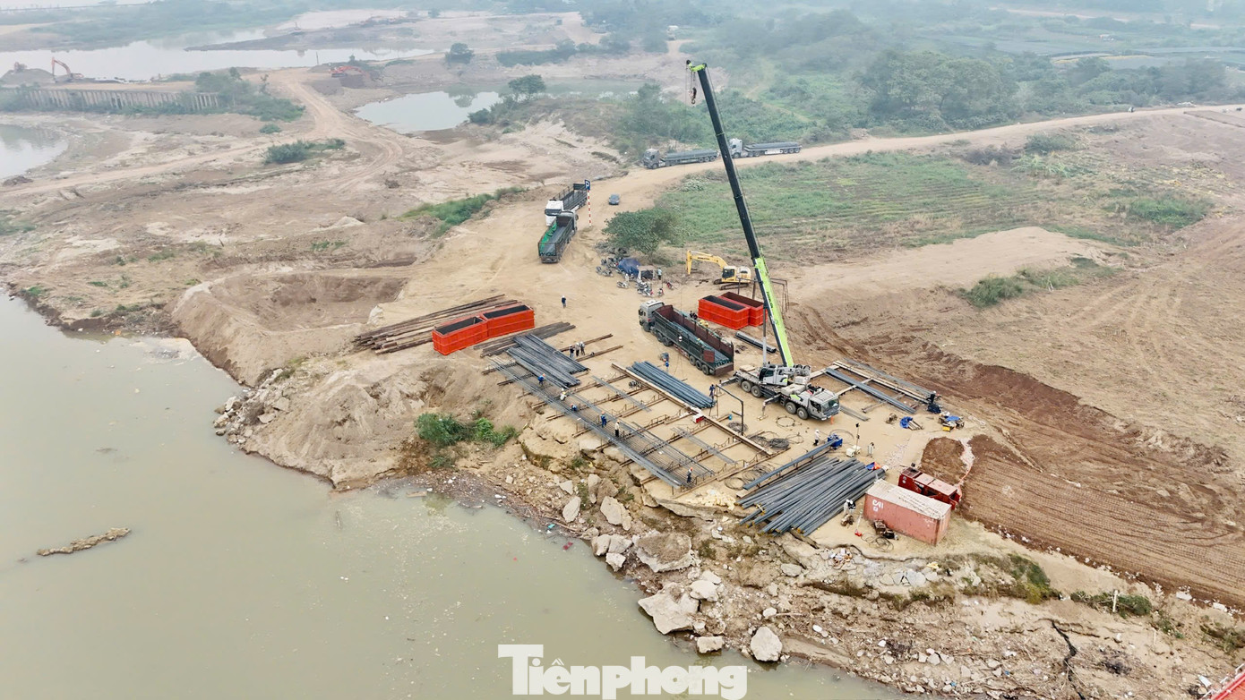 Toàn cảnh thi công cầu Thượng Cát hơn 7.300 tỷ đồng với biểu tượng cánh chim bay lên - Ảnh 9