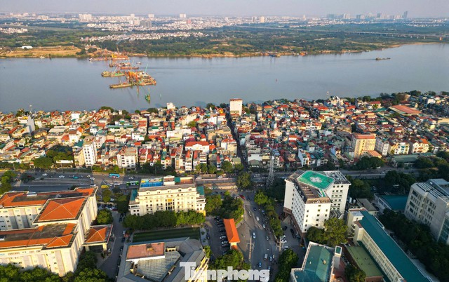 Đại công trường cầu Trần Hưng Đạo 16.000 tỷ đồng nhìn từ trên cao - Ảnh 9