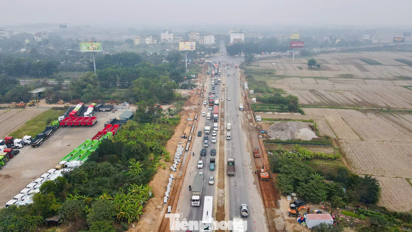 Hối hả thi công nút giao Quốc lộ 2 - Nội Bài - Lào Cai - Ảnh 10