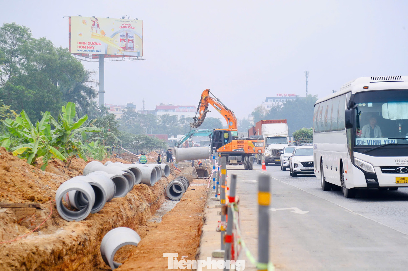 Hối hả thi công nút giao Quốc lộ 2 - Nội Bài - Lào Cai - Ảnh 8