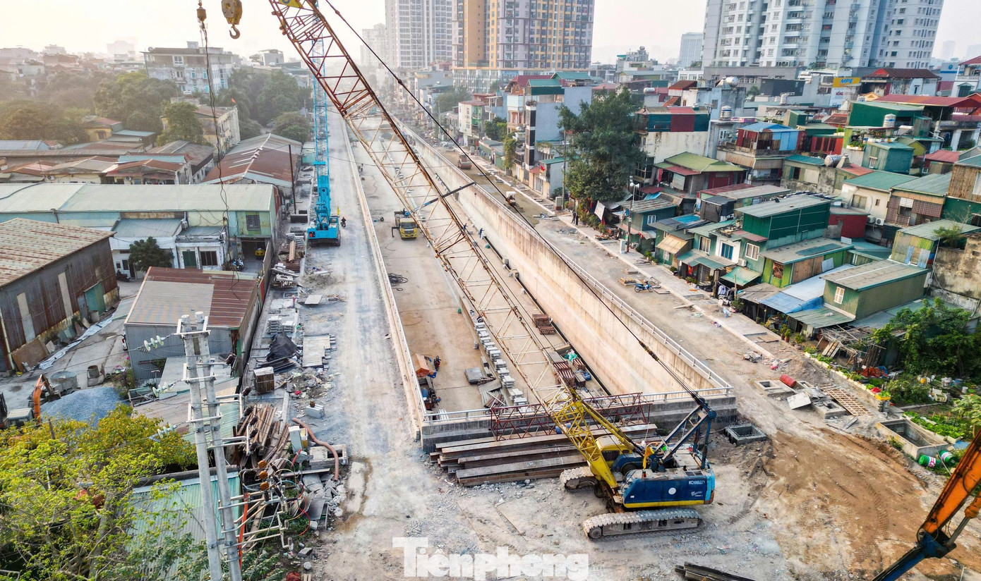 Diện mạo hầm chui 778 tỷ đồng ở cửa ngõ Hà Nội trước ngày về đích - Ảnh 11