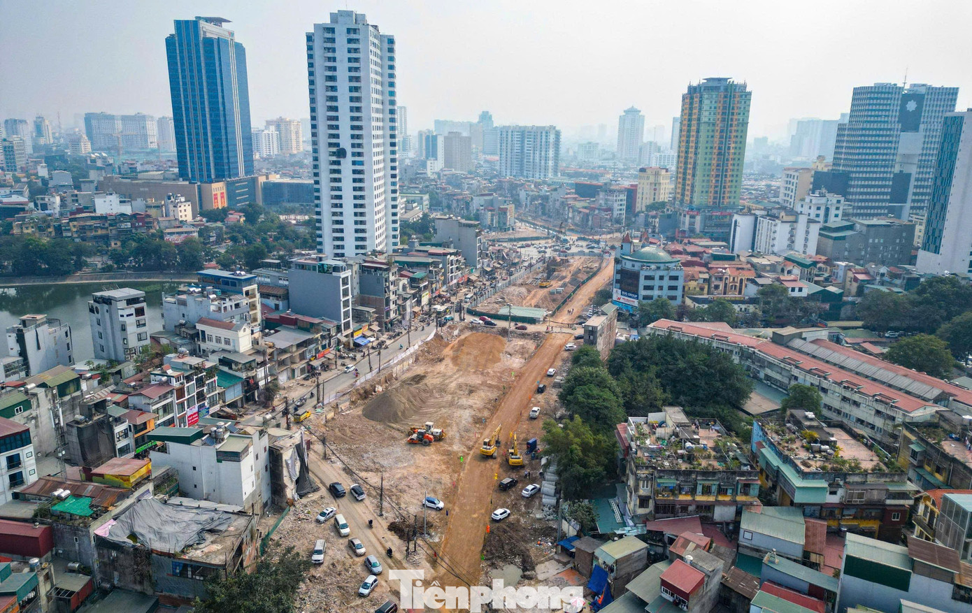 Toàn cảnh tuyến Vành đai 1 đoạn Hoàng Cầu – Voi Phục ngày thông xe kỹ thuật - Ảnh 1