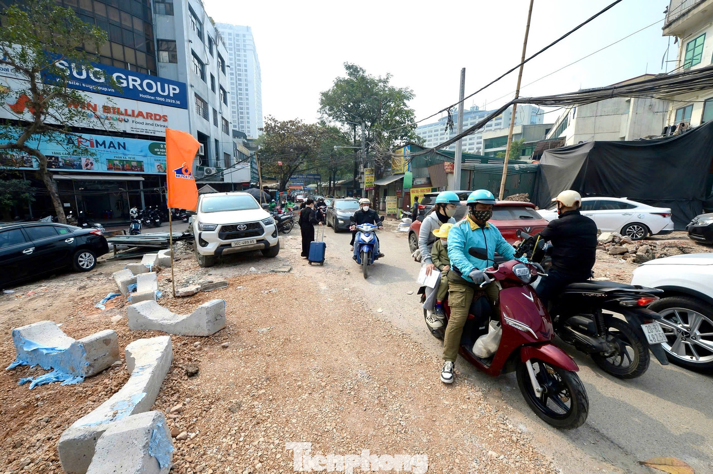 Toàn cảnh tuyến Vành đai 1 đoạn Hoàng Cầu – Voi Phục ngày thông xe kỹ thuật - Ảnh 16