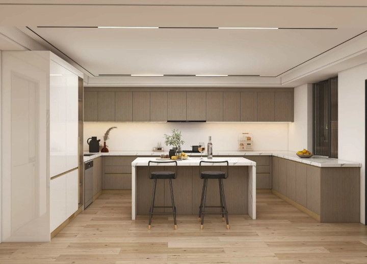 Mẫu tủ bếp chữ U độc đáo được ưa chuộng hiện nay - Ảnh 1