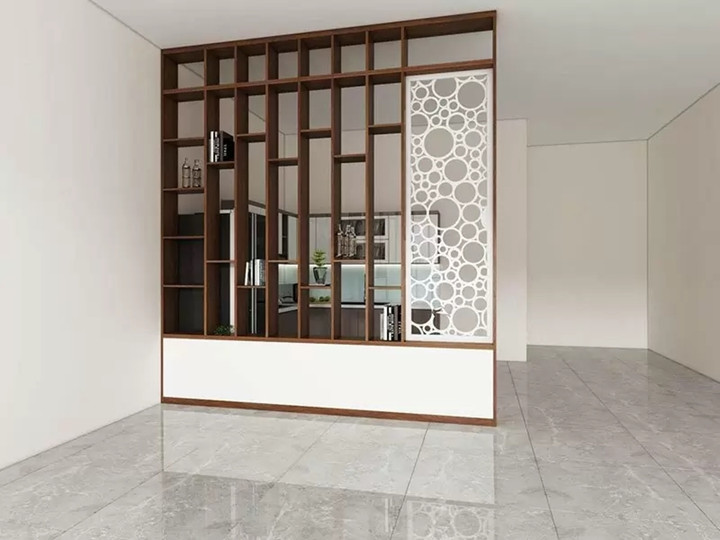 Những mẫu vách ngăn phòng khách và bếp độc đáo - Ảnh 1