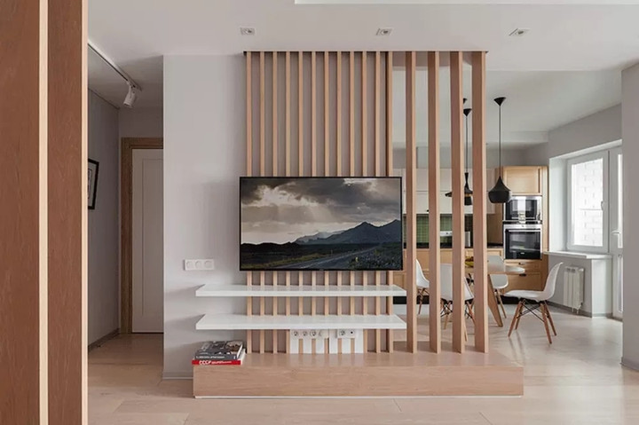 Những mẫu vách ngăn phòng khách và bếp độc đáo - Ảnh 5