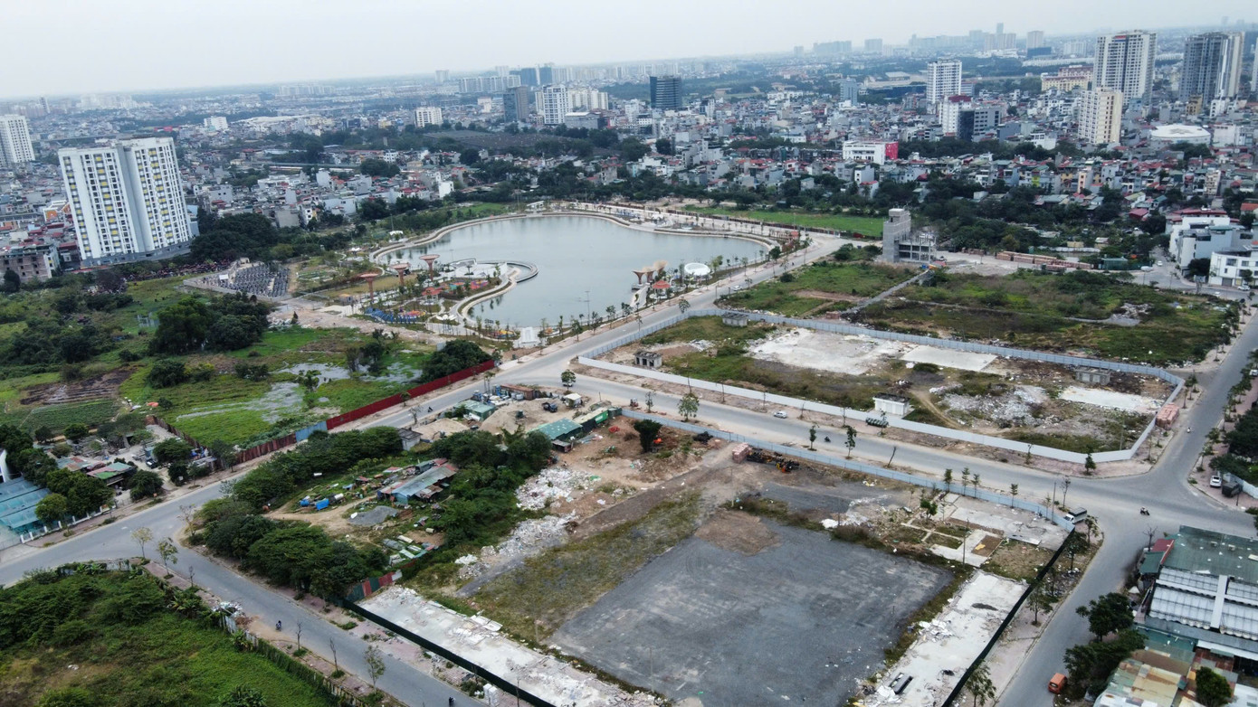 Cảnh khu đất 'view' công viên, hồ điều hòa ở Hà Nội sắp xây 450 căn hộ NƠXH - Ảnh 6