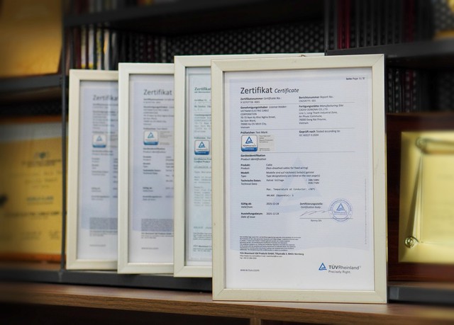 CADIVI tiên phong đạt chuẩn TUV Rheinland dây điện dân dụng chất lượng cho công trình - Ảnh 1