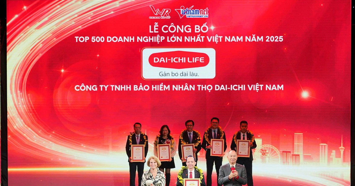 Dai-ichi Life Việt Nam đạt ‘Top 500 Doanh nghiệp lớn nhất Việt Nam’ 10 năm liên tiếp