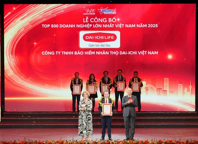 Dai-ichi Life Việt Nam đạt ‘Top 500 Doanh nghiệp lớn nhất Việt Nam’ 10 năm liên tiếp - Ảnh 1