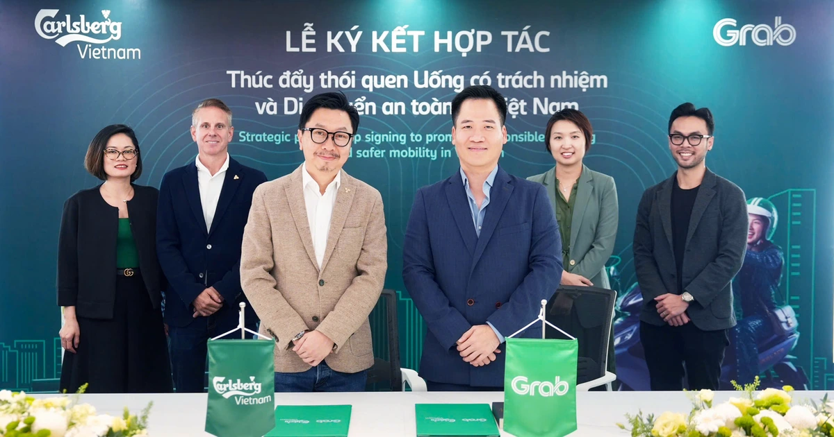 Carlsberg Việt Nam - Grab thúc đẩy thói quen uống có trách nhiệm, di chuyển an toàn
