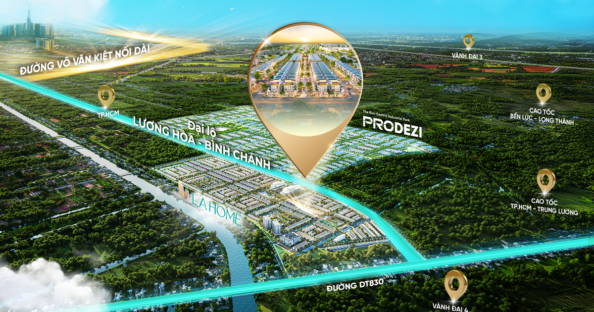 Đường Võ Văn Kiệt nối dài đưa LA Home bước vào chu kỳ tăng giá mới