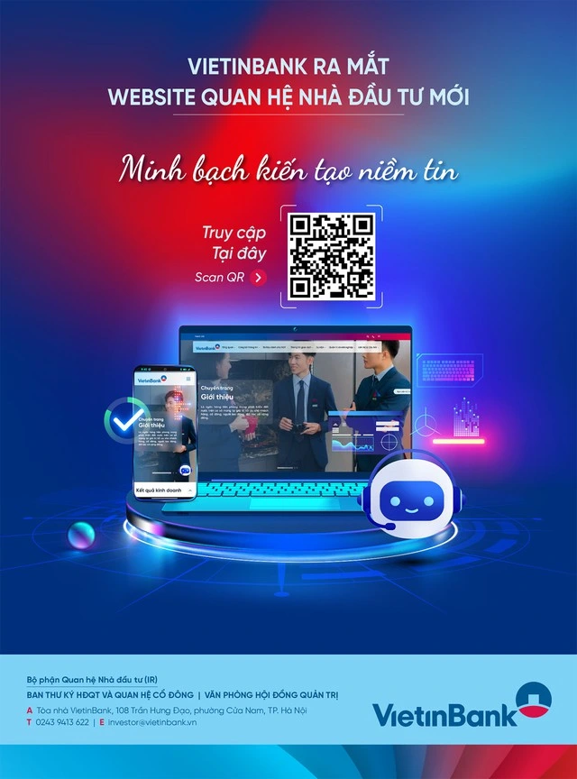 VietinBank ra mắt website Quan hệ Nhà đầu tư mới: Minh bạch kiến tạo niềm tin - Ảnh 2