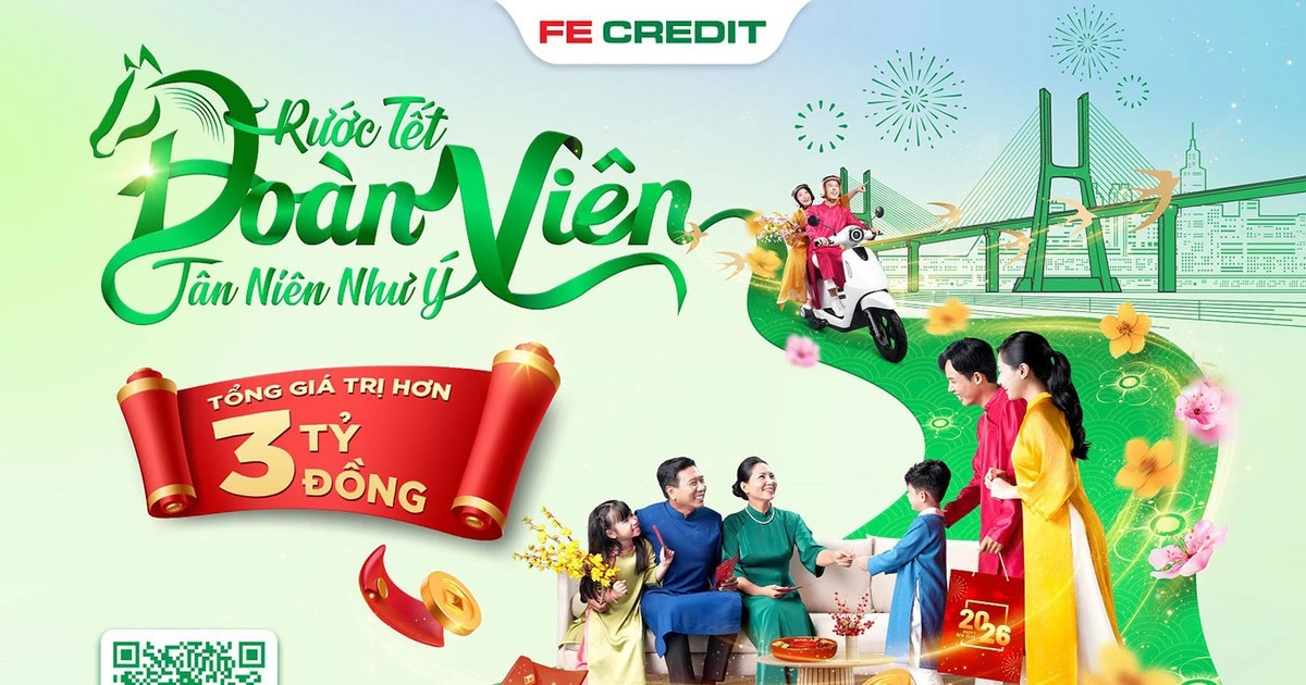 FE CREDIT đồng hành mùa Tết đoàn viên với gần 3.000 phần quà giá trị