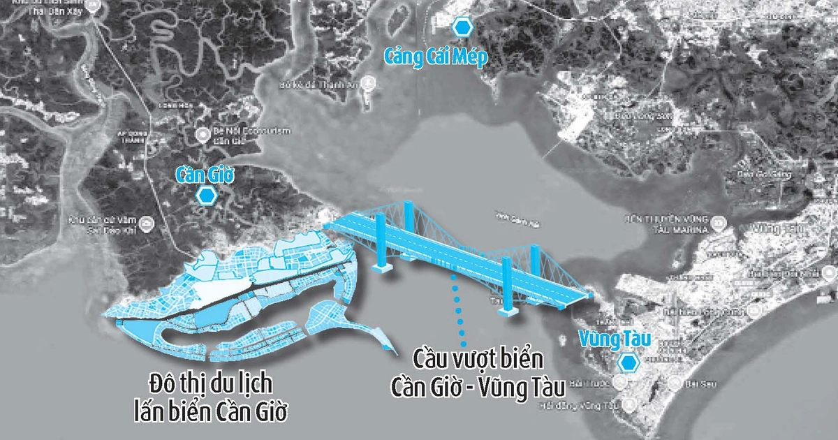 Kích hoạt đường vượt biển nối Cần Giờ - Vũng Tàu
