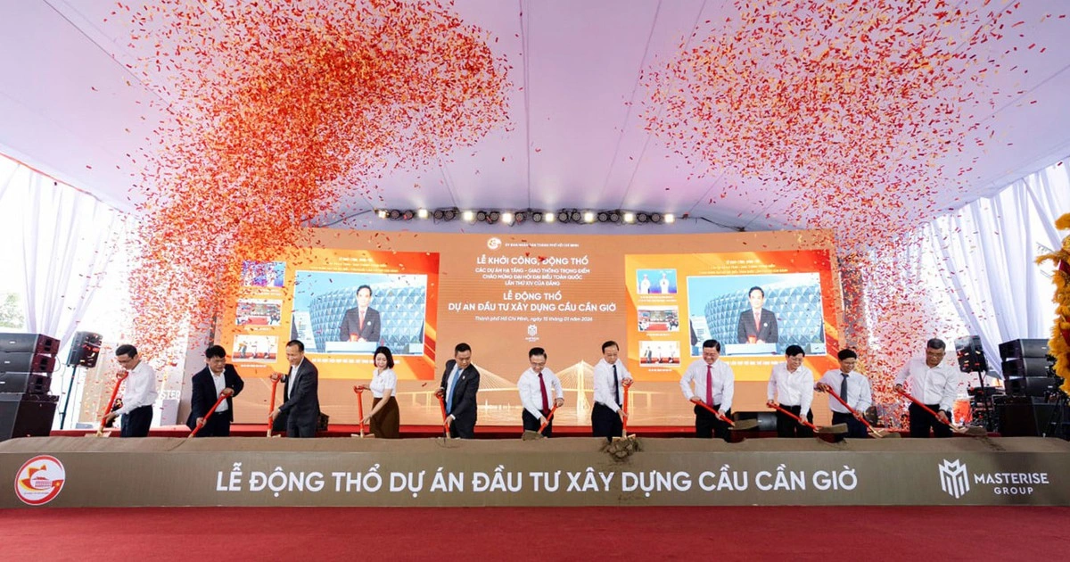 Chính thức động thổ hai dự án trọng điểm: Cầu Phú Mỹ 2 và Cầu Cần Giờ