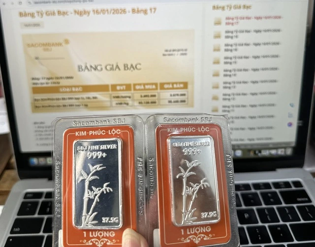 Giá bạc tiếp tục tăng kỷ lục - Ảnh 1