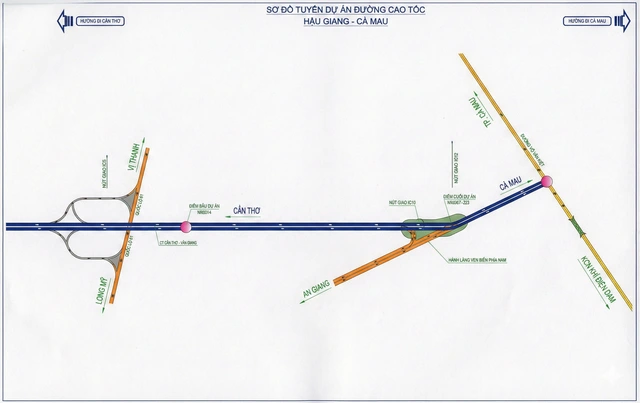 Cao tốc Hậu Giang - Cà Mau thông xe toàn tuyến từ 11 giờ trưa nay - Ảnh 2