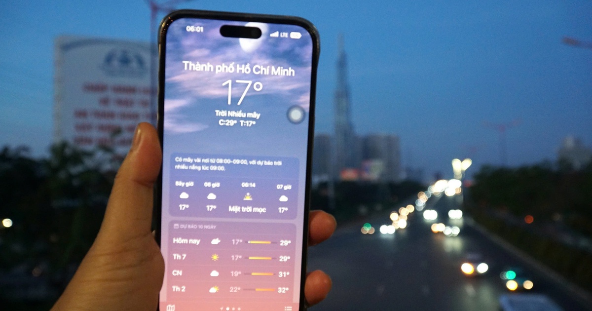 Đêm nay nhiệt độ tiếp tục giảm, TP.HCM và Nam bộ lạnh sâu