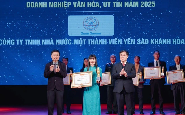 Yến sào Khánh Hòa vào Top 20 'Doanh nghiệp Văn hóa, Uy tín năm 2025' - Ảnh 1